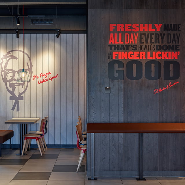 Clicwall wall panels in retail project